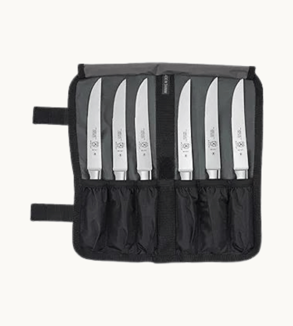 Mercer Culinary Genesis 7-Piece Forged Steak Knife Set